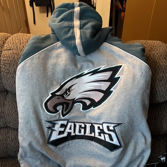 NFL 8x gray and green hoodie - Picture 2 of 2